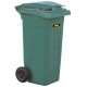 Abfallbehälter (2 Räder, Deckel, 120 L)