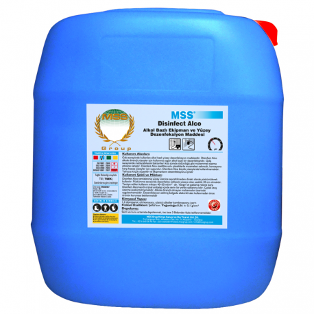 MSS Disinfect Alco Alcohol-Based Equipment and Surface Disinfectant 20 L