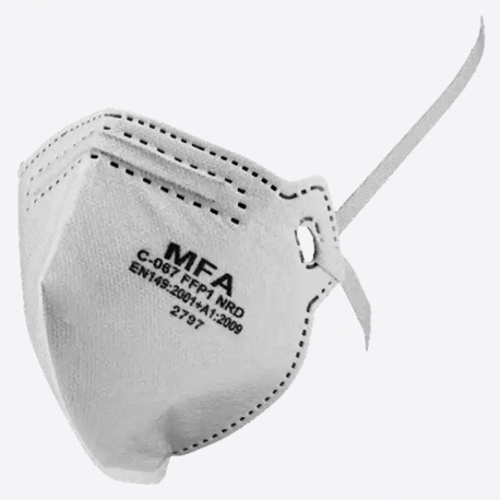 Dust Mask (C-067 FFP1 NR D Valveless Mask)
