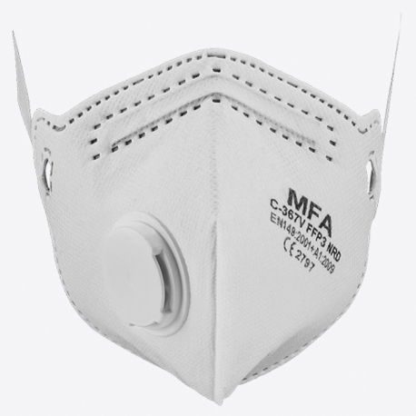 Toz Maskesi (C-367V FFP3 NR D Ventilli Maske)