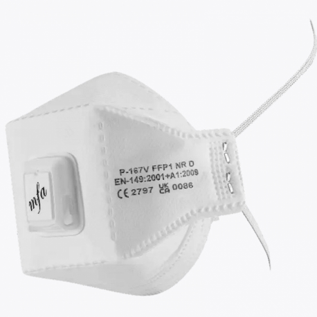 Dust Mask (P-167V FFP1 NR D Valved Mask)