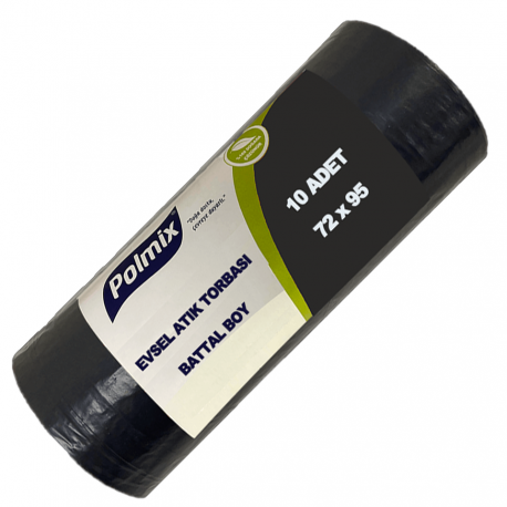 Çöp Poşeti Battal (72x95, 90 L, 64 µ, 400 Gr. Mavi)