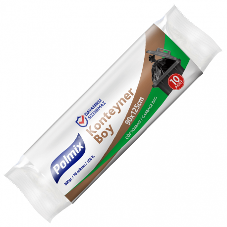 Garbage Bag Container (90x125, 130 L, 78 µ, 800 Gr. Blue)