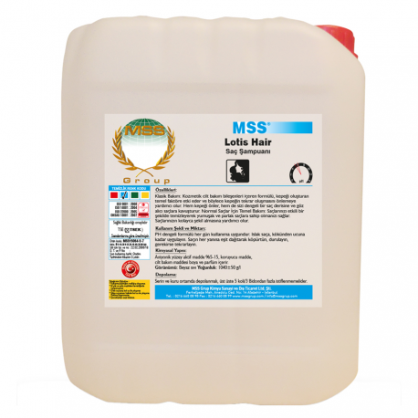 LOTİS Hair Saç Şampuanı 5 L (5,15 KG)