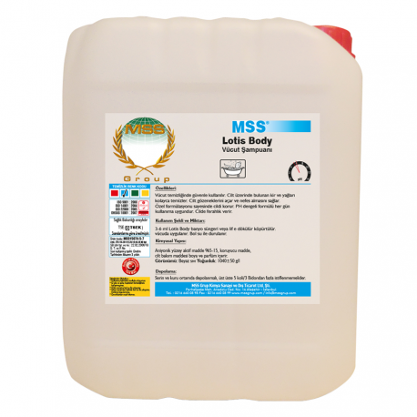 LOTİS Body Vücut Şampuanı 5 L (5,15 KG)